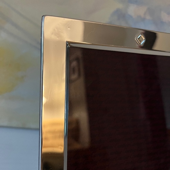 Authentic CARTIER 925 Sterling Silver Photo Frame with Elegant Wood - Picture 5 of 15